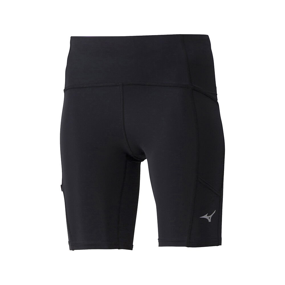 Mizuno Women's Tights Black Core Mid Tight Apparel - J2GB020609